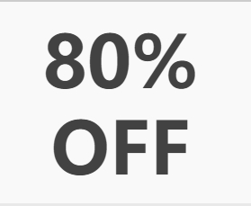 80% Off Adobe Orders